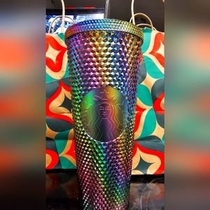 Limited Edition Starbucks 2023 Oil Slick Halloween 24oz Tumbler